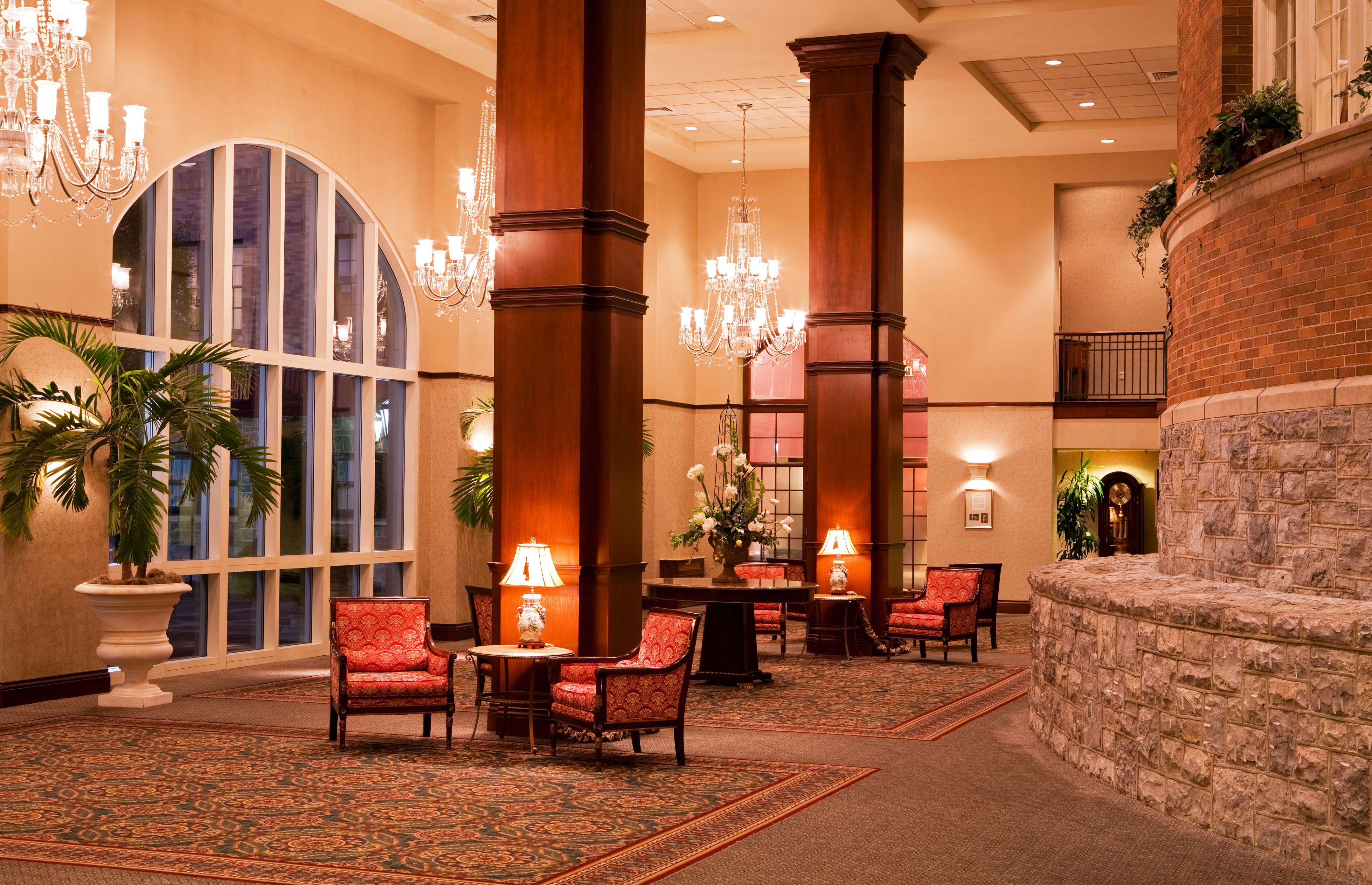 The Hotel Roanoke Foyer